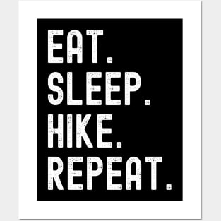 Eat. Sleep. Hike. Repeat. Posters and Art